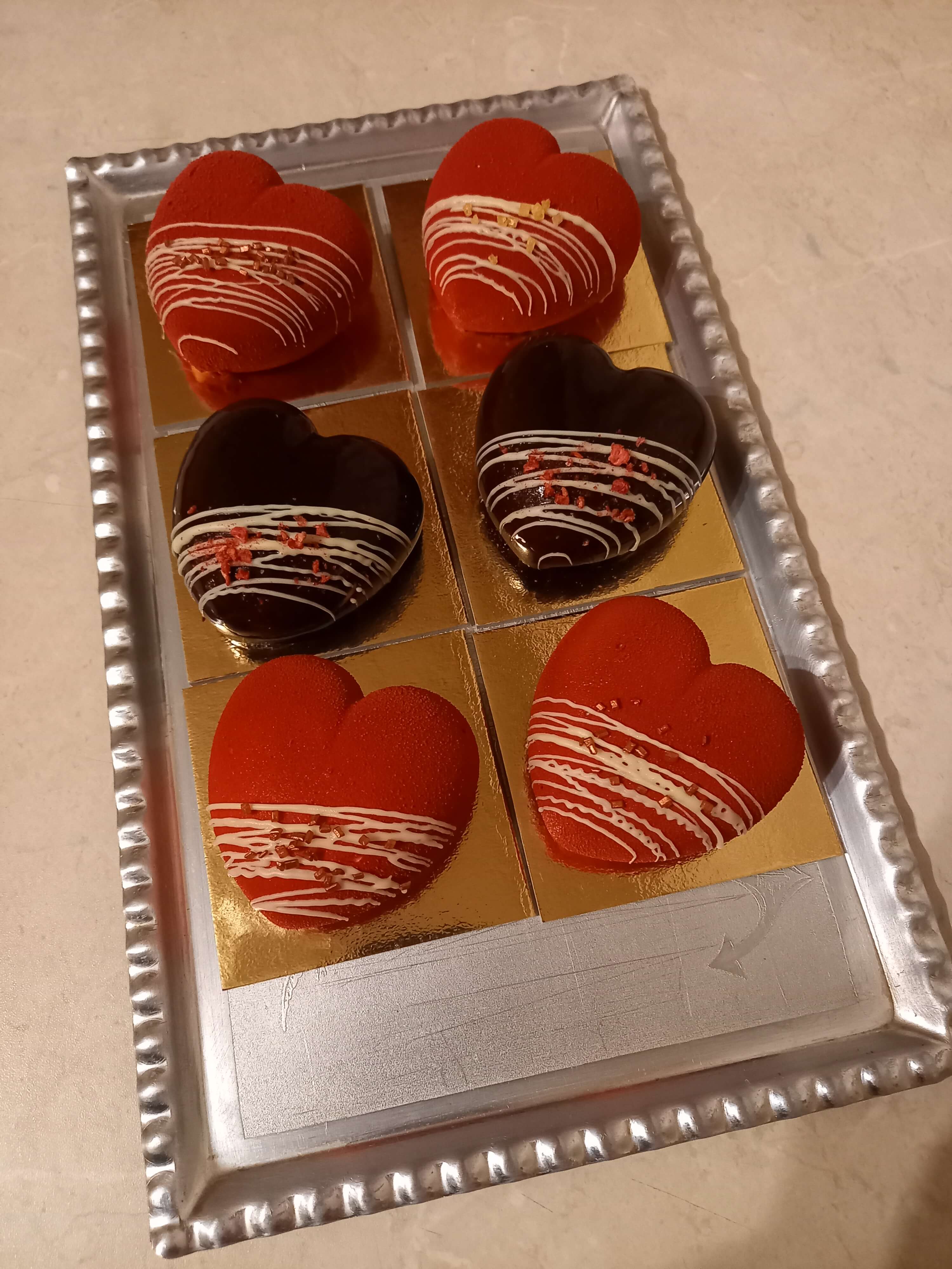 Srdce.  Jahoda a čokoláda